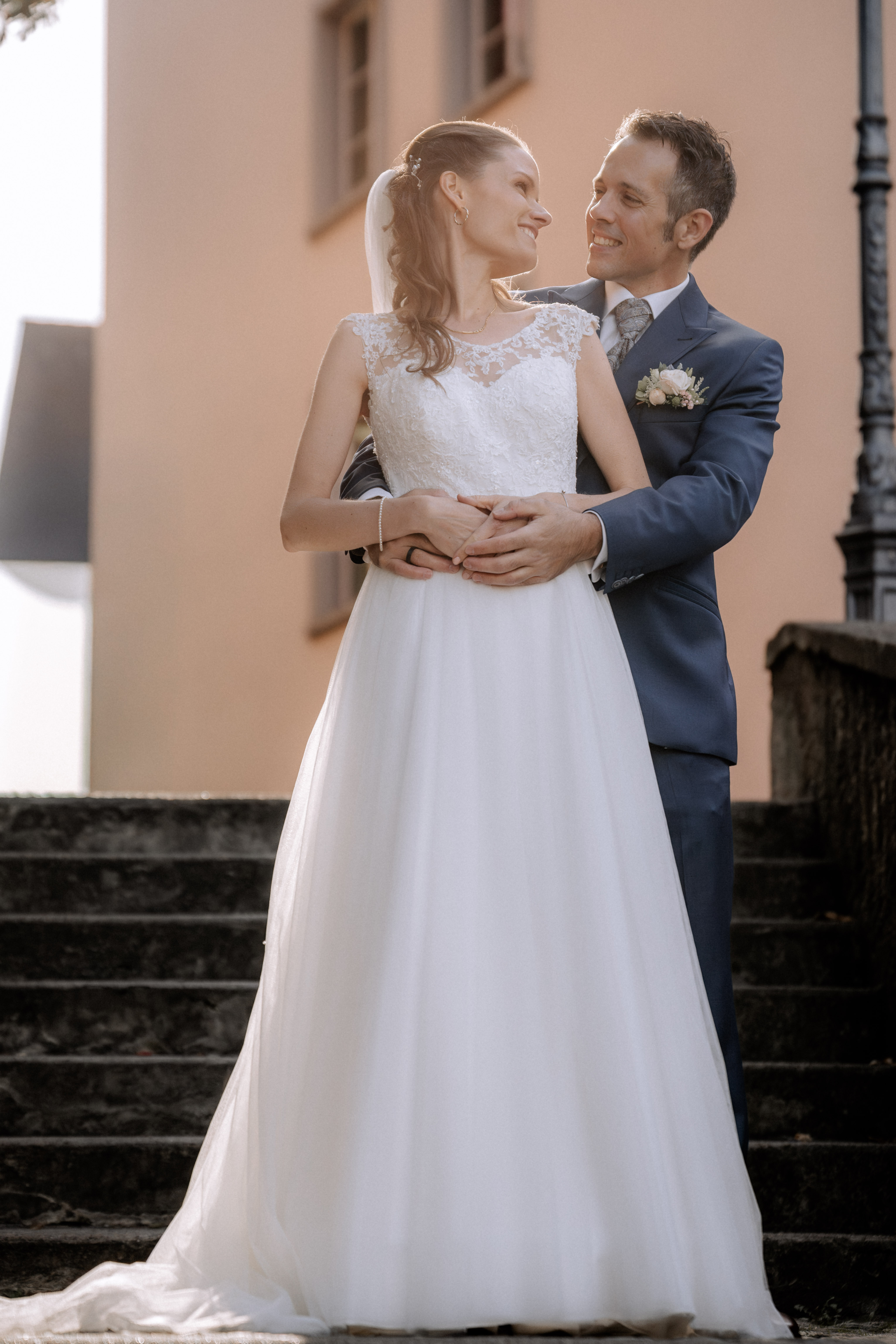 Glückliches Brautpaar in Thurgau, Hochzeitsfotografie - Hochzeitsfotograf Pablo aus Thurgau
